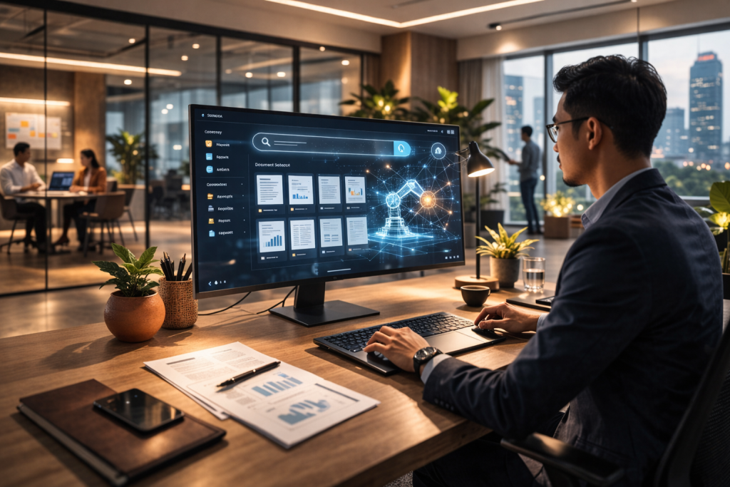 AI DMS Natural Search Dokumen Cepat 2026