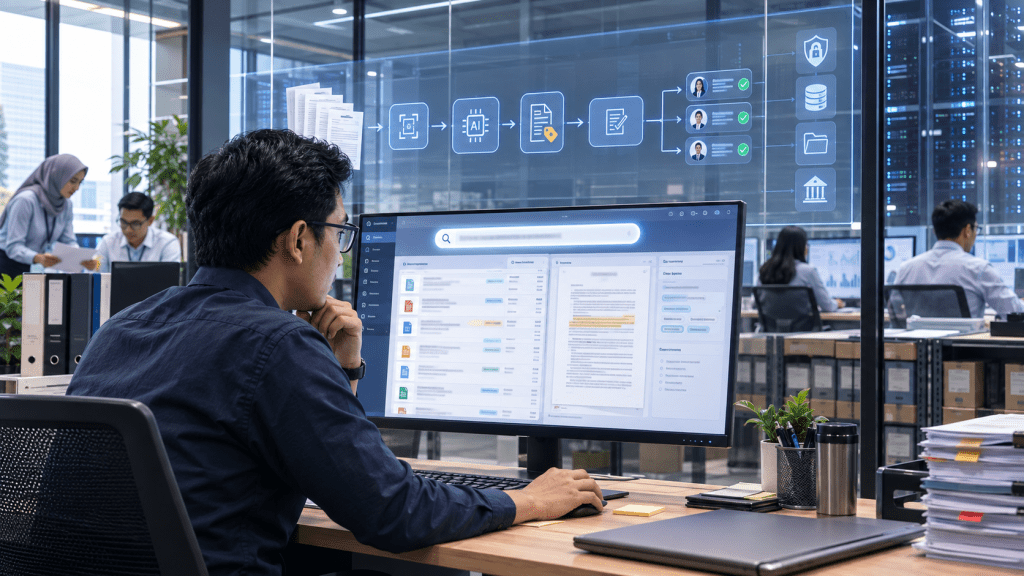Peran AI dalam document management system modern