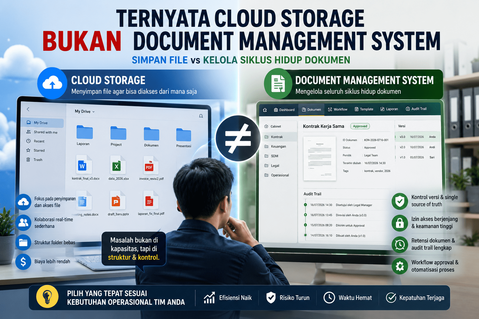 Ternyata Cloud Storage Bukan Document Management System