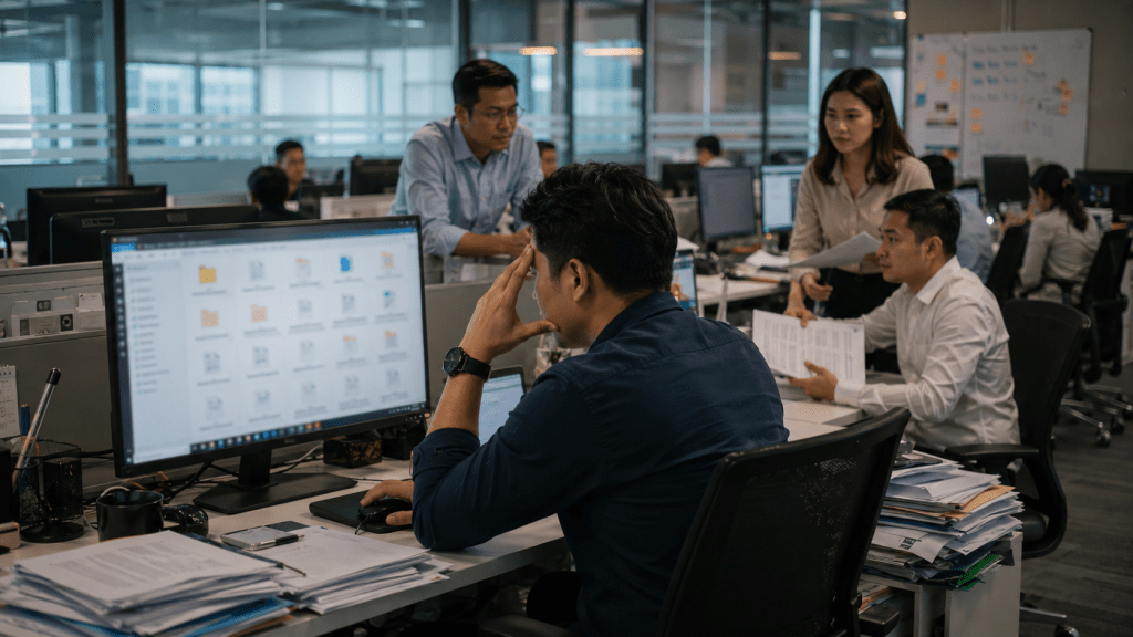 Masalah pencarian dan versi dokumen di cloud storage