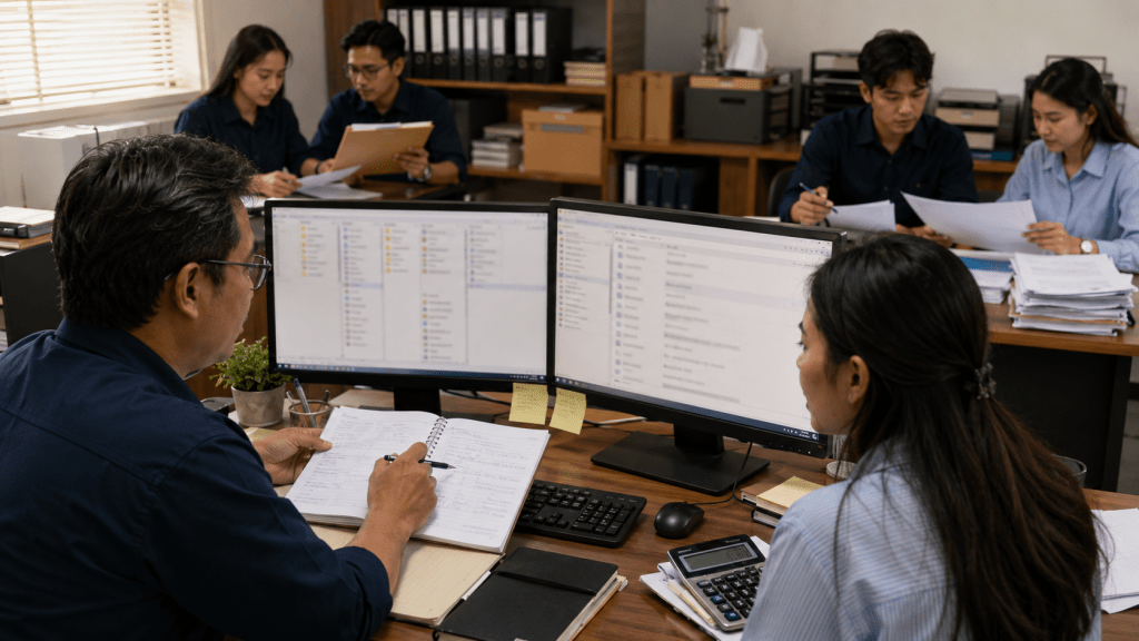 Perbandingan pengelolaan dokumen cloud storage dan DMS di kantor